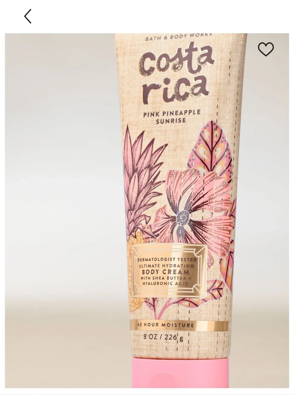 Bath & Body Works Pink Pineapple Sunrise Ultimate Hydration Body Cream